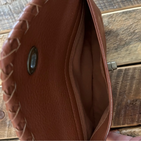 Maurices Tan Leather Wristlet Clutch - Picture 5 of 8